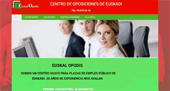 Desktop Screenshot of euskal-opodis.com