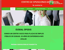 Tablet Screenshot of euskal-opodis.com
